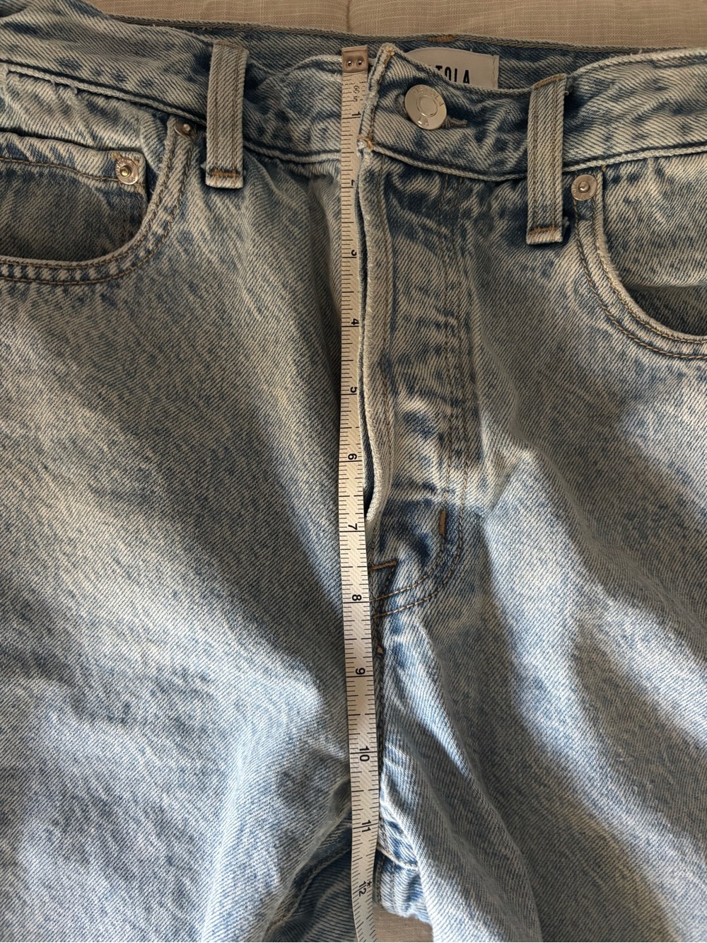 Pistola Tate High Rise Bowed Wide Leg Jean in Modena - Picture 5 of 5